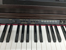 Load image into Gallery viewer, Roland HP203 digital piano and stool in dark rosewood finish stock number 24076
