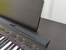 Load image into Gallery viewer, Roland HP203 digital piano and stool in dark rosewood finish stock number 24076
