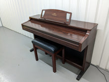 Load image into Gallery viewer, Yamaha Clavinova CLP-860 Digital Piano and stool in mahogany stock # 24096
