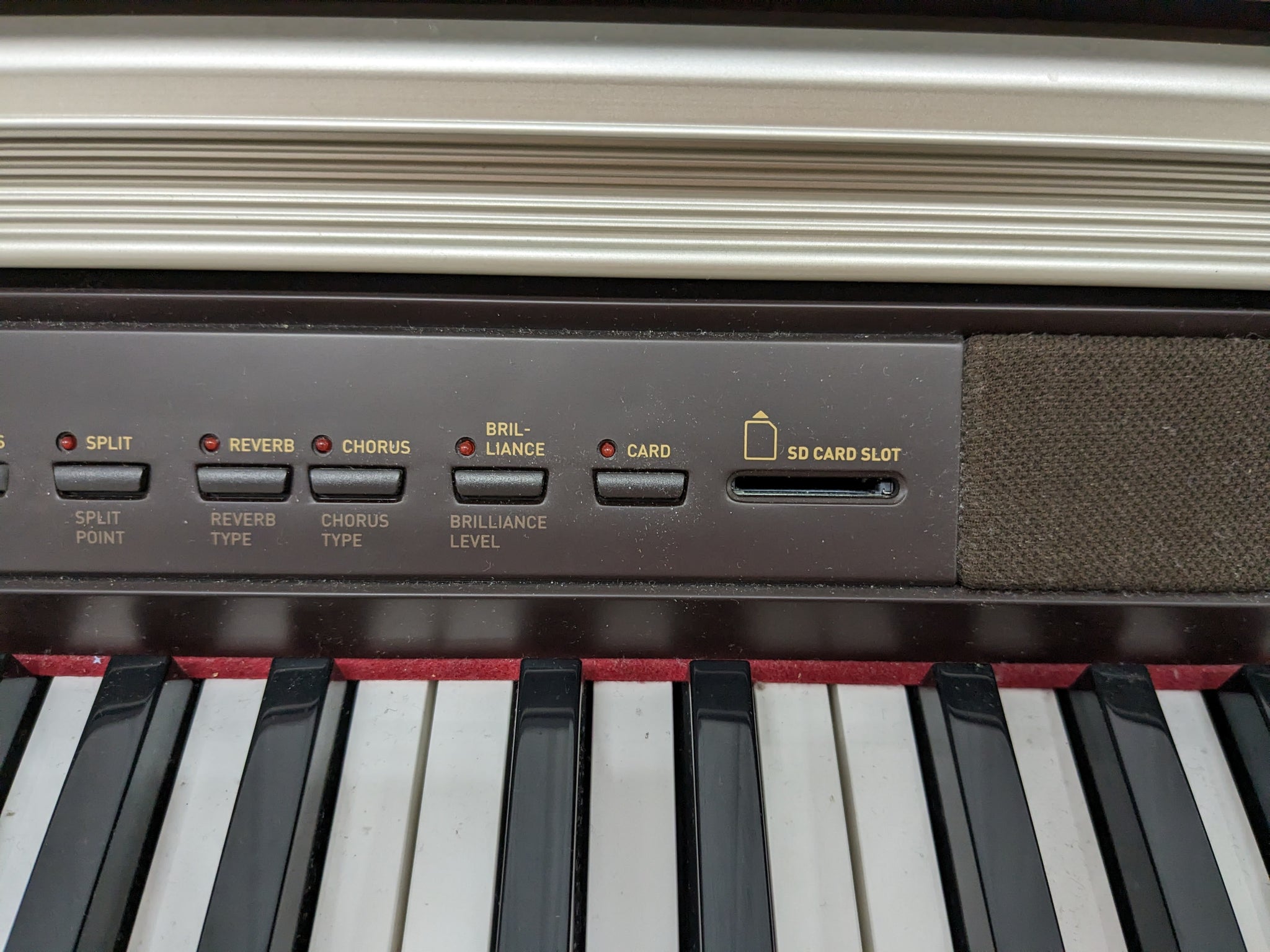 Casio Celviano AP-500 digital piano in mahogany colour stock