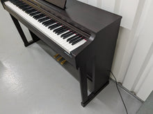 Load image into Gallery viewer, Roland HP201 digital piano and stool in dark rosewood finish stock number 24117
