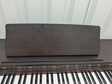 Load image into Gallery viewer, Roland HP201 digital piano and stool in dark rosewood finish stock number 24117
