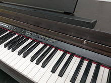 Load image into Gallery viewer, Roland HP203 digital piano and stool in dark rosewood finish stock number 24075
