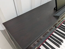 Load image into Gallery viewer, Roland HP203 digital piano and stool in dark rosewood finish stock number 24075
