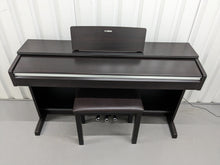 Load image into Gallery viewer, Yamaha Arius YDP-142 Digital Piano and stool rosewood finish. Stock number 24132
