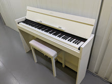 Load image into Gallery viewer, Yamaha Arius YDP-S51 white Digital Piano Slimline space saver stock number 24144
