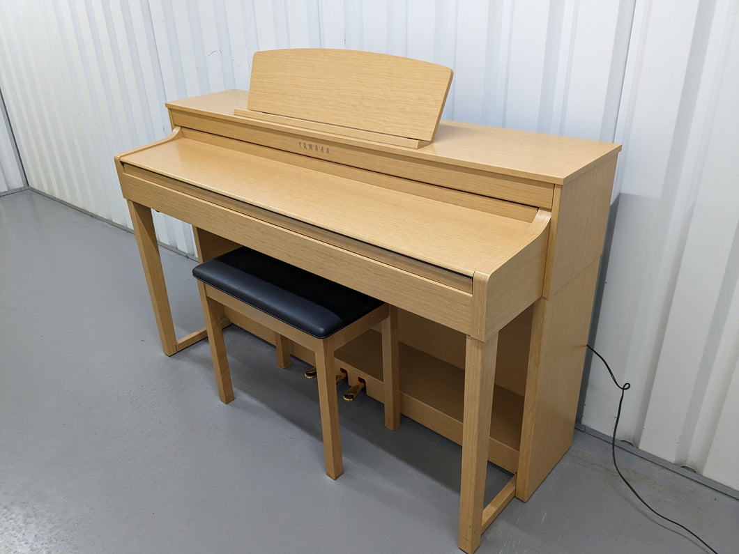 Yamaha Clavinova CLP-440 Digital Piano and stool in cherry wood stock no 24136