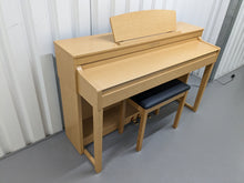 Load image into Gallery viewer, Yamaha Clavinova CLP-440 Digital Piano and stool in cherry wood stock no 24136
