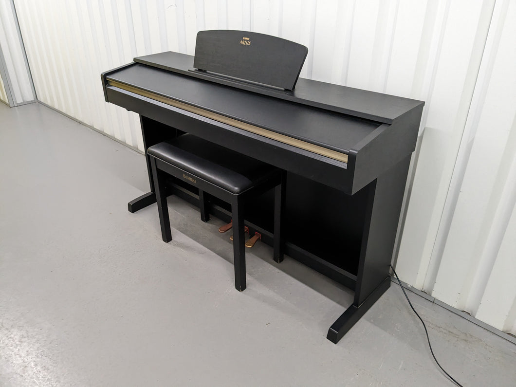 Yamaha Arius YDP-161 digital piano and stool in satin black finish stock number 24151