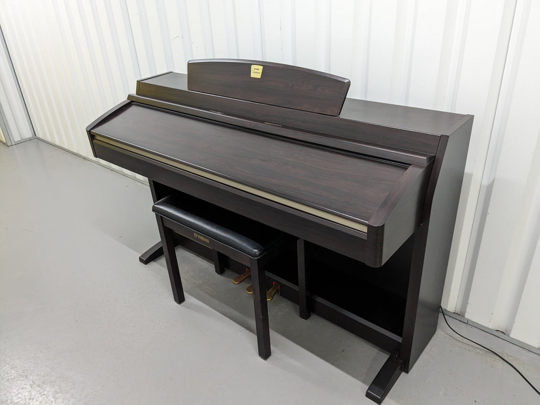 Yamaha Clavinova CLP-240 Digital Piano and stool in dark rosewood stock nr 24140