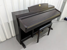 Load image into Gallery viewer, Yamaha Clavinova CLP-240 Digital Piano and stool in dark rosewood stock nr 24140
