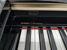 Load image into Gallery viewer, Yamaha Clavinova CLP-240PE Digital Piano polished GLOSSY BLACK stock # 24135
