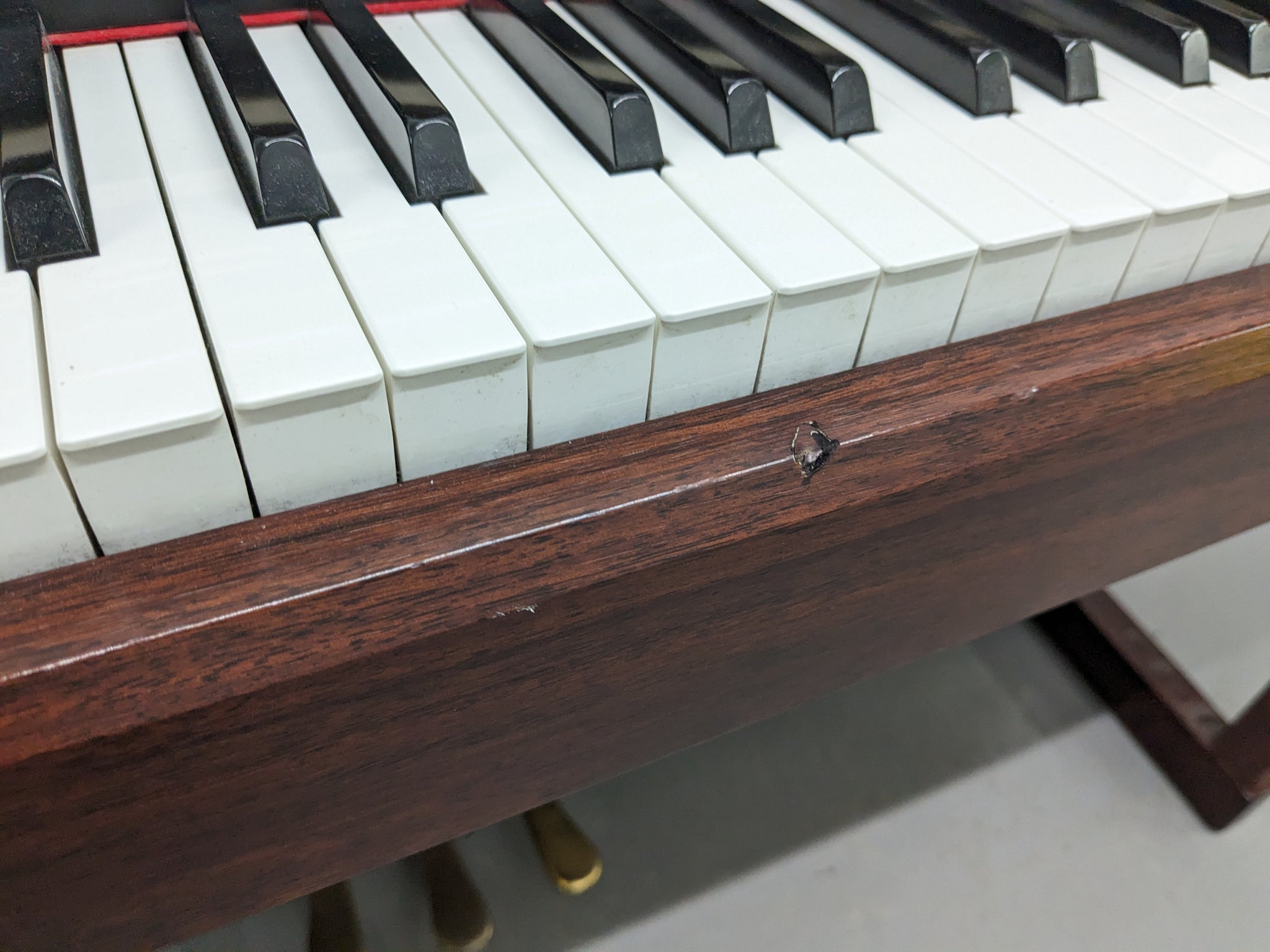Yamaha Clavinova CLP-150 digital piano in mahogany finish stock