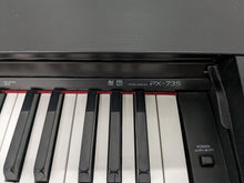 Load image into Gallery viewer, Casio Privia PX-735 Compact slimline Digital Piano in satin black Stock #24157
