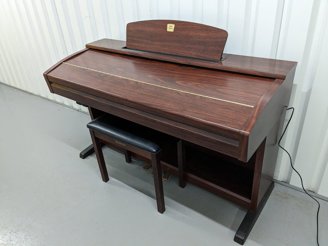 Yamaha Clavinova CVP-303 Digital Piano arranger + stool in mahogany stock #24159
