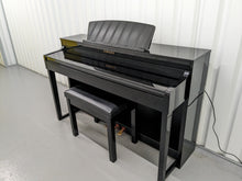 Load image into Gallery viewer, Yamaha Clavinova CLP-470 digital piano polished ebony glossy black stock #24165
