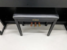 Load image into Gallery viewer, Yamaha Clavinova CLP-440 Digital Piano and stool in satin black stock no 24166
