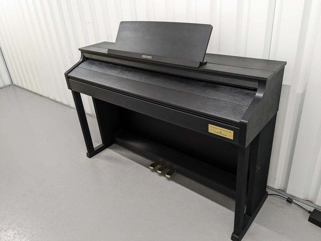 Casio Celviano AP-700 digital piano and stool in satin black finish stock #24167