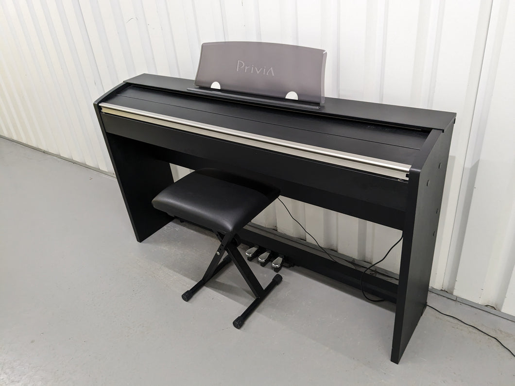 Casio Privia PX-730 Compact slimline Digital Piano + folding stool Stock #24181