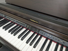 Load image into Gallery viewer, Roland HP203 digital piano and stool in dark rosewood finish stock number 24186
