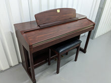 Load image into Gallery viewer, Yamaha Clavinova CLP-150 digital piano and stool in mahogany stock #24205
