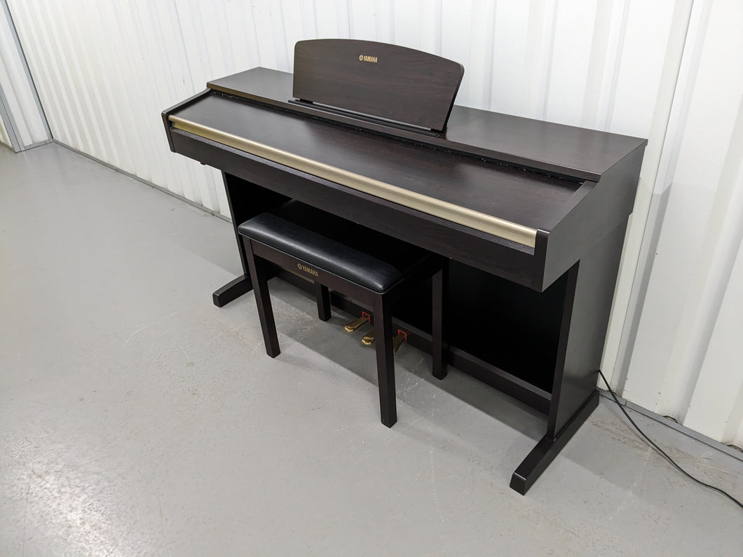 Yamaha Arius YDP-151 digital piano and stool in dark rosewood finish stock number 24619