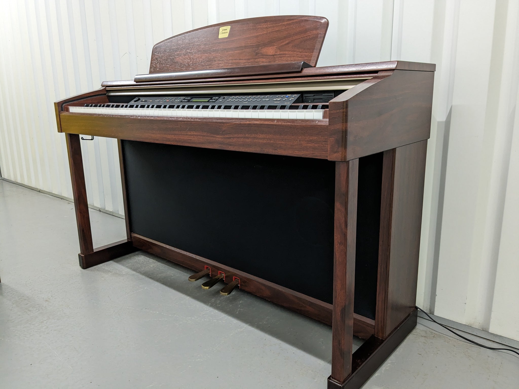 Yamaha Clavinova CLP-170 Digital Piano and stool in mahogany colour stock  #24558