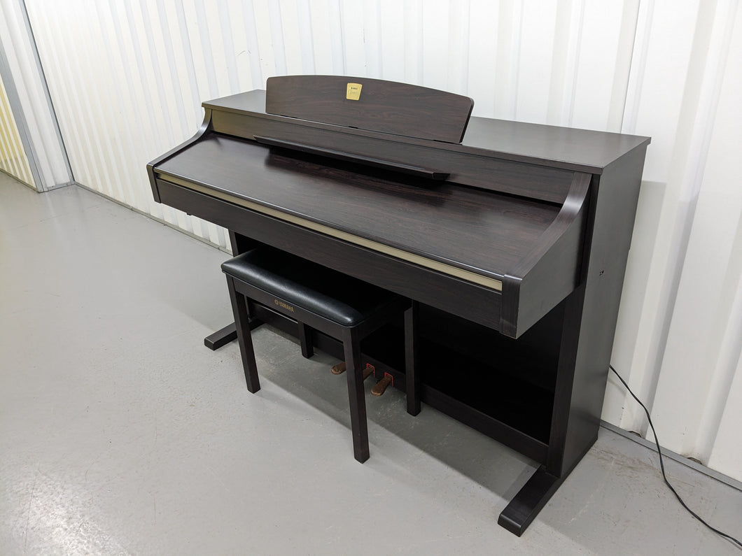 Yamaha Clavinova CLP-330 Digital Piano and stool in dark rosewood stock #24220