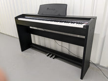 Load image into Gallery viewer, Casio Privia PX-735 Compact slimline Digital Piano + stool in black Stock #24223
