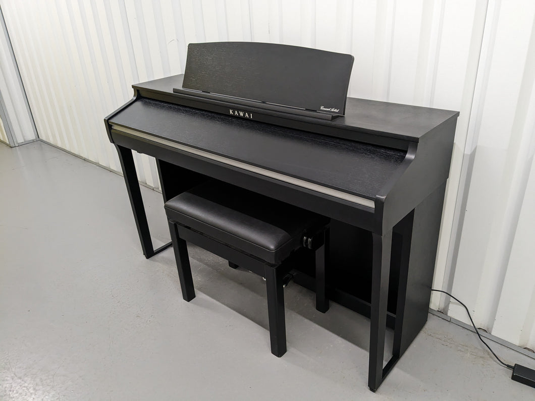 Kawai CA48 Concert Artist professional digital piano in satin black stock #24228