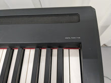 Load image into Gallery viewer, Yamaha P95 digital portable piano and fixed stand in black finish stock #24231
