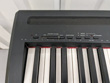 Load image into Gallery viewer, Yamaha P95 digital portable piano and fixed stand in black finish stock #24231
