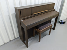 Load image into Gallery viewer, Roland LX-7 Luxury Digital Piano and stool in brown walnut finish Stock nr 24259
