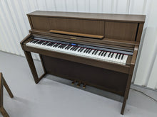 Load image into Gallery viewer, Roland LX-7 Luxury Digital Piano and stool in brown walnut finish Stock nr 24259
