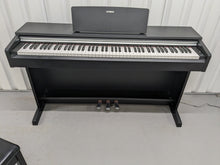 Load image into Gallery viewer, Yamaha Arius YDP-142 Digital Piano and stool in satin black Stock number 24283
