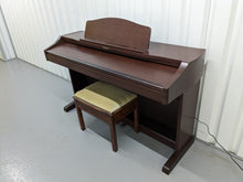 Load image into Gallery viewer, TECHNICS SX-PX662 DIGITAL PIANO AND STOOL IN MAHOGANY  stock number 24284
