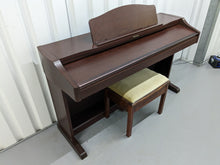 Load image into Gallery viewer, TECHNICS SX-PX662 DIGITAL PIANO AND STOOL IN MAHOGANY  stock number 24284
