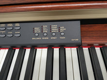 Load image into Gallery viewer, Yamaha Clavinova CLP-230 Digital Piano and stool in mahogany stock nr 24294
