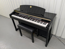 Load image into Gallery viewer, Yamaha Clavinova CLP-170PE Digital Piano glossy black polished ebony stock #24293
