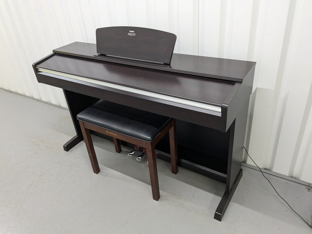 Yamaha Arius YDP-141 digital piano and stool in dark rosewood stock # 24302