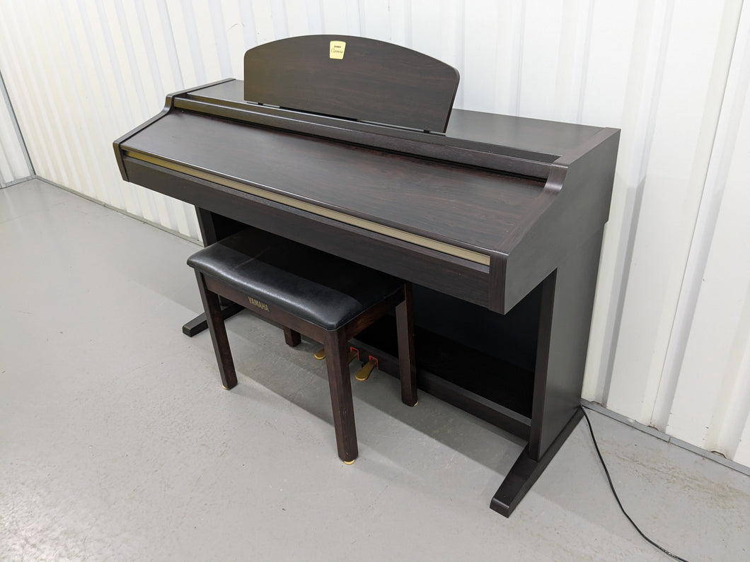 Yamaha Clavinova CLP-930 Digital Piano and stool in dark rosewood stock #24305