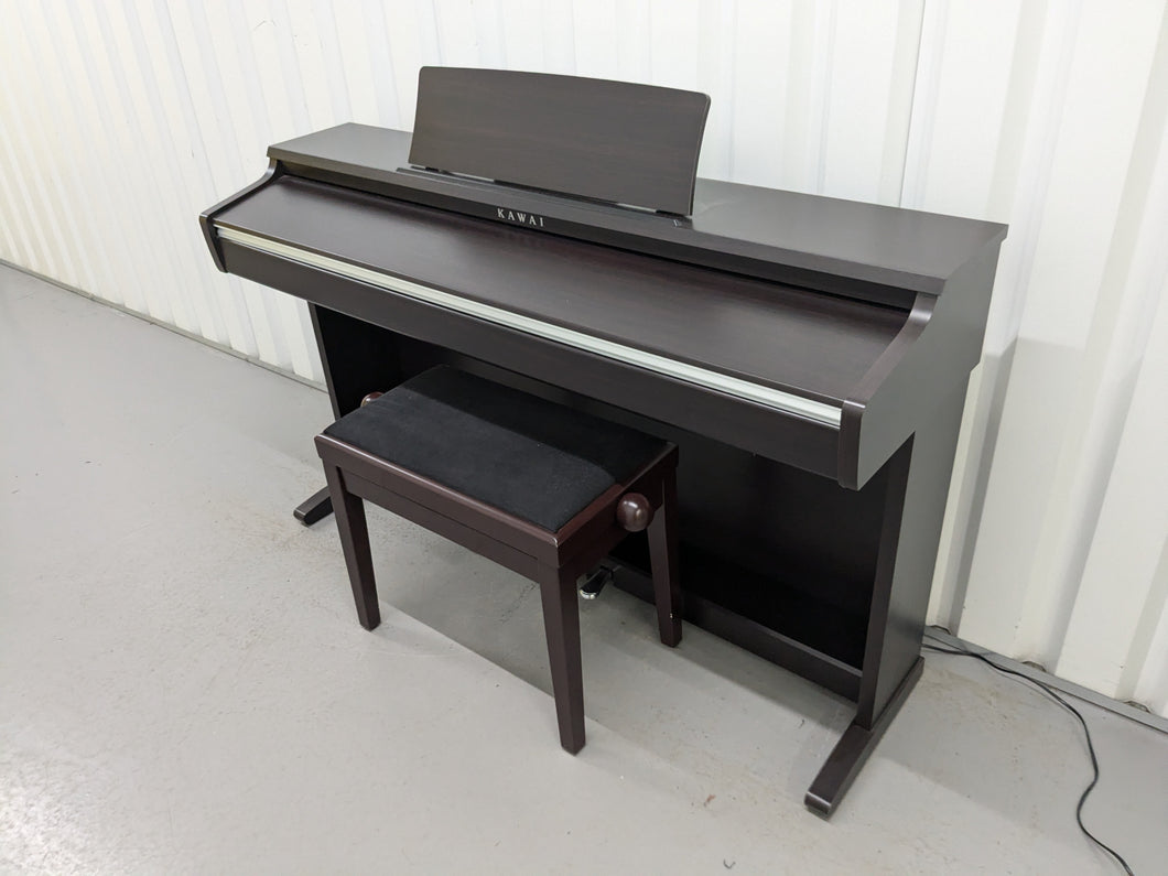 Kawai KDP110 digital piano and stool in rosewood finish stock number 24306