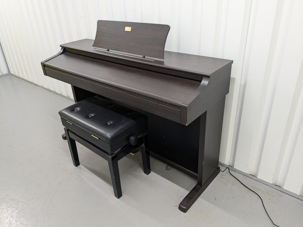 Casio Celviano AP-38 digital piano and stool in dark rosewood stock number 24308