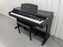 Load image into Gallery viewer, Yamaha Clavinova CLP-820 Digital Piano and stool in dark rosewood stock nr 24331
