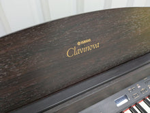 Load image into Gallery viewer, Yamaha Clavinova CLP-820 Digital Piano and stool in dark rosewood stock nr 24331
