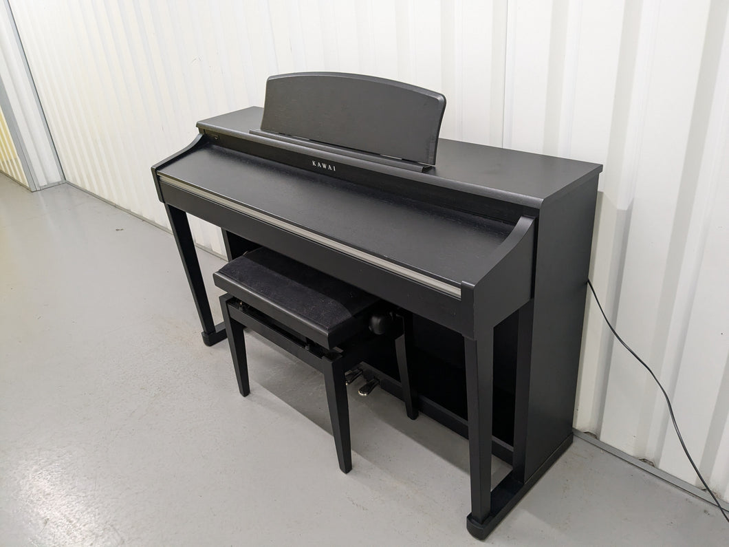 Kawai CN43 Digital piano and stool in satin black finish stock #24338