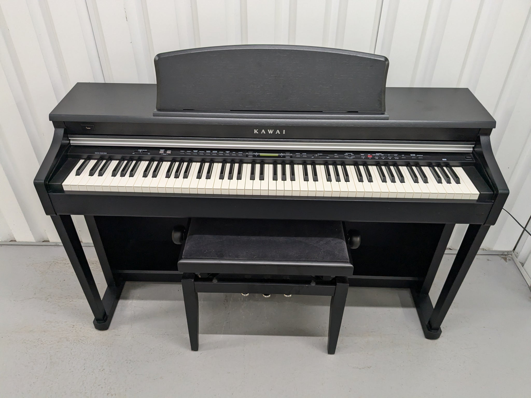 Kawai CN43 Digital piano and stool in satin black finish stock