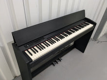 Load image into Gallery viewer, Roland F120R compact slim size Digital Piano in black finish stock # 24337
