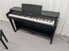 Load image into Gallery viewer, Yamaha clavinova CLP-625 digital piano in satin black colour stock # 22339
