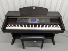 Load image into Gallery viewer, Yamaha Clavinova CVP-203 Digital Piano arranger with stool rosewood stock #24321
